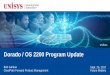Dorado / OS 2200 Program Update - Unisysassets.unisys.com/Documents/Microsites/ClearPathFutureMatters/...Dorado / OS 2200 Program Update ... Dorado 4400 / 6400 / 8400 Series June 2014