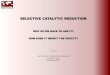 SELECTIVE CATALYTIC REDUCTION - Gas/Electric … · the primary function of selective catalytic reduction (scr) is to reduce the emissions of nox we are already buying gas turbine