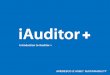 Introduction to iAuditor - Asset Planner · When you first launch the iAuditor app you will be asked for a username and Password. 1. 2. 3. 1. Tap in the first cell to enter your username