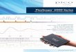 PicoScope 2000 Series - Pico Technology · The compact alternative to ... Arbitrary waveform and function generators All PicoScope 2000 Series oscilloscopes have a built-in function