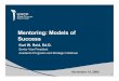 ReedMentoring Models of Success - MITweb.mit.edu/.../Reid_MentoringModelsofSuccess.ppt.pdf · My Brother Keith Trespar Clarke HS/ MIT/ Engineering ... Social Integration ... ReedMentoring