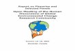 Open Meeting of the Human Dimensions of Global ...sedac.ciesin.columbia.edu/openmeeting/OM2003_Report.pdf · Open Meeting of the Human Dimensions of Global Environmental Change Research