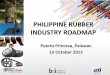 PHILIPPINE RUBBER INDUSTRY ROADMAPindustry.gov.ph/wp-content/uploads/2015/11/Rubber-Rubber... · CHALLENGES AND CONCERNS 1. ... Marketing channels 4. Industry standards. ... 2015