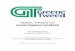 Greene, Tweed & Co. Global Supplier Handbook Tweed & Co. Global Supplier Handbook CP-GP-00-06.003 Revision D, May 26, 2015 Printed Copy is an Uncontrolled Document. Latest released