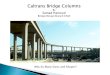 Why So Many Sizes and Shapes? - Caltrans · Bridge layout, spans, architectural features, right of way and column bent location