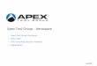 Apex Tool Group - Aerospace · Apex Tool Group - Aerospace ... 1994 Airbus A300-600 Super Transporter First Flight ... Mechanical & controls engineering
