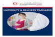 MATERNITY & DELIVERY PACKAGES - Best Hospital in …azhd.ae/images/maternity_package.pdf · MATERNITY & DELIVERY PACKAGES. ... Ultrasound Screening (clinic) – 2 (at 28, 34 - 36