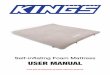 Self-inflating Foam Mattress USER MANUAL manuals/King Self... · Self-inflating Foam Mattress USER MANUAL ... other than folding it with the screw caps open. • DO NOT jam anything