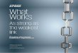 What Works: As strong as the weakest link - KPMG US … the Perfect Health System’ ... the case for change. In fact, ... As strong as the weakest link, KPMG International, 2015