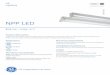 NPP LED - GE Lightingemea.gelighting.com/.../NPP_LED-Data_Sheet_EN.pdf · GE Lighting NPP LED Product information Traditional style ‘batten’ luminaire deisigned for high efficiency,