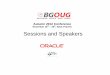 Autumn 2012 Conference - BGOUG · Working in Oracle Technology Presales ... Specialist and Oracle Business Intelligence Foundation Suite 11g Certified Implementation Specialist. 16:00