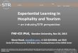 Experiential Learning in Hospitality and Tourism - THE-ICEthe-ice.org/wp-content/uploads/2016/08/experiential-learning... · Experiential Learning in Hospitality and Tourism ... conducts