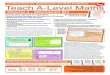 Presentations for Whiteboards and Data Projectors€œI use the teach A-level maths powerpoint presentations regularly and find them very useful.”- Neil Egerton ... by Christine