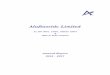 Alufluoride Annual Report 2016-17 final(2) · Annual Report 2016 - 2017. ... Company, by updating their email IDs with ... Aluminium Fluoride Sales during the year under review