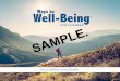 Ways to Well-Being - Wellness Calendars | AIPM · • Outdoor activity offers great cardiovascular . 2018. WELL-BEING 