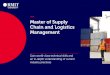 Master of Supply Chain and Logistics Management of Supply Chain and Logistics Management . ... supply chain management – supply chain operations, ... Familiarise yourself with the