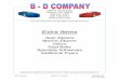 Extra Items - B-D Companyb-dco.com/content/catalog/extraitems.pdf · Extra Items Jeep Zippers Marine Zippers Velcro ... Factory Fit Heel Pads Fender Welt Heat Guns ... 09 ExpressoDragon