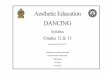Aesthetic Education DANCING - NIEnie.lk/pdffiles/tg/eALsyl dance.pdf · The national system of education should assist individuals and groups to achieve major national goals that