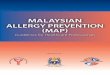 MALAYSIAN ALLERGY PREVENTION ˜MAP˚ - … · study which used the International Study on Asthma and Allergy in Children ... Probiotics and prebiotics ... diET ANd BEHAViOur Malaysian