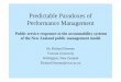 Predictable Paradoxes of Performance Management norman.pdf · By Richard Norman Victoria University Wellington, New Zealand Richard.Norman@vuw.ac.nz. Public sector reforms • Reinventing