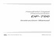 Handheld Digital Thermometer DP-700 - RKC INST · Handheld Digital Thermometer DP-700 Instruction Manual. All Rights Reserved, Copyright 2003, RKC INSTRUMENT INC. ... found, do not