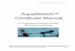 AquaStretch™ Certificate Manual · She co-authored a book on special populations and is the creator of numerous aquatic fitness education products. ... She has been an AEA