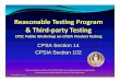 CPSA Section 14CPSA Section 14 CPSIA Section 102 - CPSC.gov · CPSA Section 14CPSA Section 14 CPSIA Section 102 ... • Periodic Testing ... not require additional testing CPSCnot