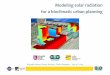 Modeling solar radiation for a bioclimatic urban planning · Modeling solar radiation for a bioclimatic urban planning Raphaël Nahon, Benoit Beckers, Olivier Blanpain – July 10th