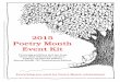 2015 Poetry Month Event Kit - Welcome to Shel Silverstein · Celebrate Shel Silverstein with special editions of two poetry ... 2015 Poetry Month Event Kit. ... The sick little monkey