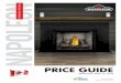 PRICE GUIDE - Napoleon Products · PRICE GUIDE CANADIAN PRICING Part # W415-0406 Replaces All Previous Versions ... GD427-HP Faceplate with operable screen doors hammertone pewter