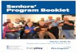 Seniors’ Program Booklet - Burlington · 2 Burlington Seniors’ Centre - Program Booklet Winter 2016 Seniors’ Programs Winter 2016 Bunka - Beginner ... Digital Photography Part