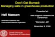 Don’t Get Burned - Cornell Greenhouse Horticulturegreenhouse.cornell.edu/crops/factsheets/manage_salts.pdf · Don’t Get Burned: Managing salts in greenhouse production Neil Mattson