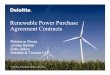 Renewable Power Purchase Agreement Contractspublic.deloitte.com/media/0171/aeseminar/us_er_aesemina...Renewable Power Purchase Agreement Contracts Rebecca Gruss James Barker Dale Jekov