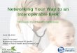 Networking Your Way to an Interoperable EHR · 2010: Dental health record implementation, imaging, HL7 interface Dentrix to Centricity ... Our HIT System Electronic Health Record