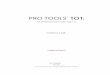 Pro Tools 101 - Pine Lake Music · Pro Tools ® 101: An InTroducTIon To Pro Tools 11 Frank d. cook Cengage Learning PTR Australia, Brazil, Japan, Korea, Mexico, Singapore, Spain,
