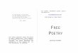 Free Poetry - English  ??Web viewFree Poetry publishes essays and poetry by today’s leading poets. ... through a lucid gravel run, ... Dreaming of Europe: 