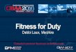 Fitness for Duty - CBAA/ACAA-Canada’s Voice for … for Duty, … ·  · 2017-09-27The “Dirty Dozen” Maintenance-related Causes of Errors ... (7) Lack of Resources (8) Pressure