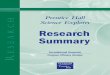 Sci SX Research Sum CVRs - Pearson Hall Research Summary: Methodology 3 Prentice Hall Research Time Line ... James Flood Diane Lapp San Diego State University Prentice Hall’s Response