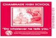 “Do whatever he tells you.” - Chaminade High School | A ...€œDo whatever he tells you.” CHAMINADE HIGH SCHOOL School Handbook 2017-2018 This year marks the Marianist Bicentennials