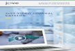 JoVE VIDEO JOURNAL CATALOG - Journal of Visualized …€¦ ·  · 2017-08-17• Indexed in PubMed, Medline, Web of Science, etc. • 16,000+ authors from world-leading labs 