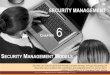 SECURITY MANAGEMENT - comp.utm.my€¦ · CHAPTER 6 SECURITY MANAGEMENT MODELS Security can only be achieved through constant change, through discarding old ideas that have outlived