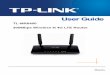 TL-MR6400 300Mbps Wireless N 4G LTE Router - TP-LinkEU)_V1_UG.pdf · 4G LTE supported with up to 150Mbps downloads and 50Mbps uploads speeds Supports 802.11b/g/n Wireless N speed