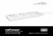 Power Strip with Wi-Fi Connectivity - EuroDK mPower (EU) is a power strip with Wi-Fi capability that is designed for use in Europe with the Ubiquiti mFi platform. Once connected, you
