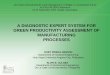 A DIAGNOSTIC EXPERT SYSTEM FOR GREEN PRODUCTIVITY ...infohouse.p2ric.org/ref/37/36320.pdf · GREEN PRODUCTIVITY ASSESSMENT OF MANUFACTURING PROCESSES ... Continuous Improvement Productivity
