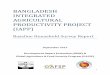 BANGLADESH INTEGRATED AGRICULTURAL PRODUCTIVITY PROJECT (IAPP) · 1 BANGLADESH INTEGRATED AGRICULTURAL PRODUCTIVITY PROJECT (IAPP) Baseline Household Survey Report September …