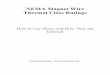 NEMA Magnet Wire Thermal Class Ratings · NEMA Magnet Wire Thermal Class Ratings How to Use Them, and How They are Derived Ron Beeckman ... overcoated with a bondcoat or “cement