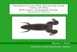 Guidance on the housing and care of the African … on the housing and care of the African clawed frog Xenopus laevis) 2 Acknowledgements The author would like to sincerely thank the