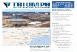 TRIUMPH - A Balanced Approach to Real Estate: Northeast ... · TRIUMPH BUSINESS CENTER 62,500 SF AVAILABLE Automated Section (AS/RS) 82' ceiling 30,000 pallet positions Rack-supported