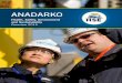 ANADARKO · HSE compliance at Anadarko is a joint effort across the Company, with shared ownership and responsibility among all operating groups, 