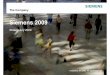 The Company 2009 - Siemens€¦ · Megatrends – the world's toughest questions Average life expectancy worldwide will increase to 72 years in 2025 from 46.6 years in 1950. World